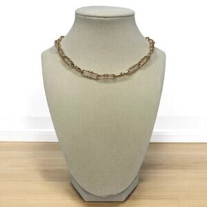 Revolve Ettika Fashion Jewelry Gold Chunky Chain Necklace GTN2948 NWT